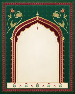 Wedding Invitation Urdu design template preview